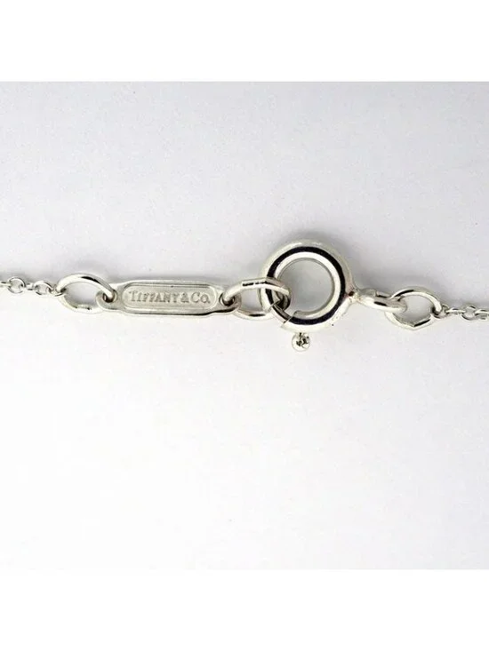 Tiffany & Co Necklace Feather 18k Yellow Gold 925 Sterling Silver - Picture 4 of 7